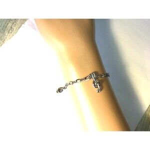 Sterling Silver Musical Notes Bracelet